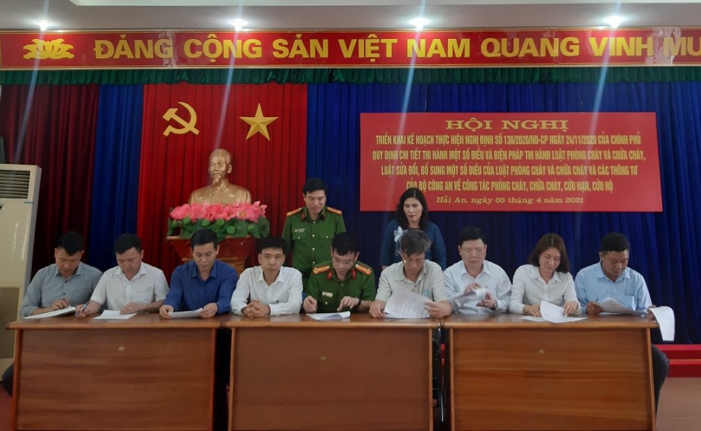 Quận Hải An: Triển khai Nghị định số 136 của Chính phủ về thi hành Luật Phòng cháy và chữa cháy